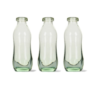 Recycled Glass Bottles set of 3