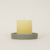 Candle Plate Sage Green