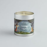 St Eval Winter Thyme, Scented Christmas Tin Candle