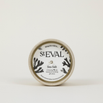 Sea salt scented candle in ceramic sand dune pot
