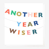 Another Year Wiser Birthday Card