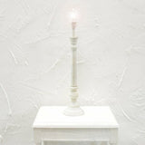Mayling antique white lamp base with elegant classic styling, decorative table lamp for living room, bedroom or hallway.