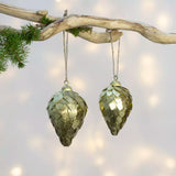 Fir Cone Decoration Antique Gold – Large