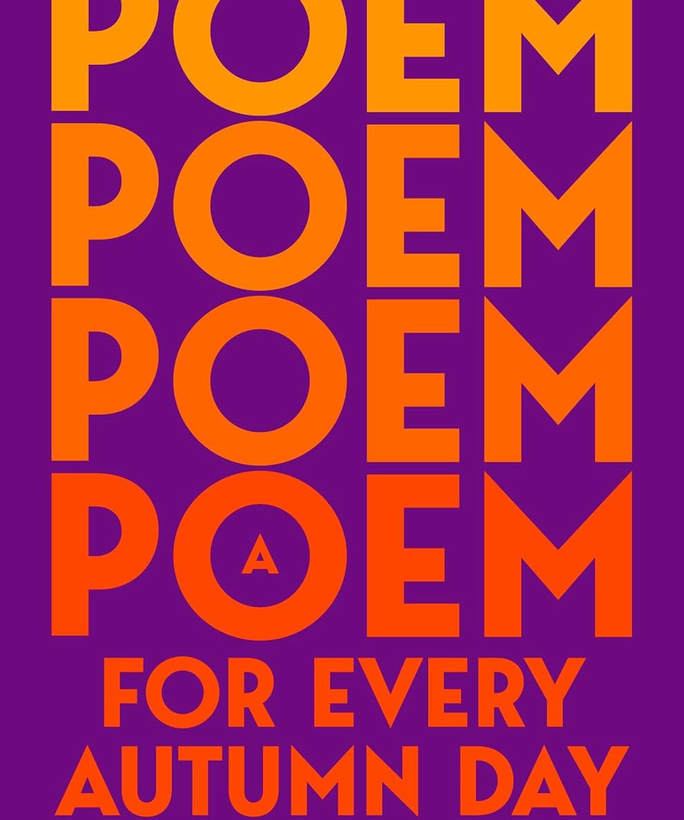 A Poem for Every Autumn Day paperback by Allie Esiri, featuring a curated collection of classic and contemporary poems celebrating the beauty of autumn.