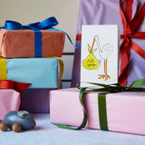 Hello Baby Stork Card – Luxury Hand-Painted Letterpress Card