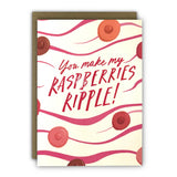 Luxury Spot UV Detail Rude Anniversary Card - Shiny Nipples 