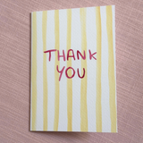 Thank You Stripes Card