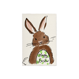 Easter Bunny Card – Luxury Hand-Painted Letterpress Card