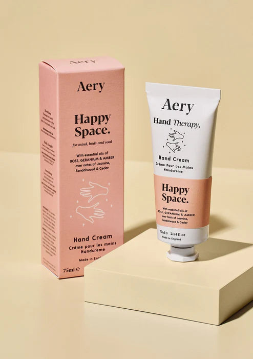 Keep hands soft and happy with Aery’s Positive Energy hand cream. With rose, jasmine, and sandalwood — vegan, soothing, and 98% natural.