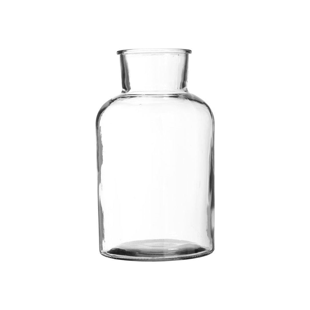 Alea large clear 30cm vase for fresh flowers and floral arrangements