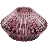 Glass Candleholder Duo Amethyst