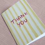Thank You Stripes Card
