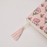 Block Printed Ruled Notebook (A5) - Ditsy Floral Blush