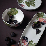 BlissHome Fig Ceramic Large Fruit Bowl