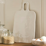Alderley Rectangular Stoneware Serving Board – Chalk