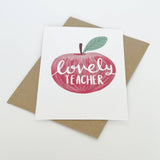 Lovely Teacher Card | Thank You Teacher Card