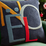 Noel Tufted Christmas Cushion – Multicolour