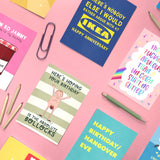 Cheeky Greeting Card - More Fucking Fabulous Than a Unicorn