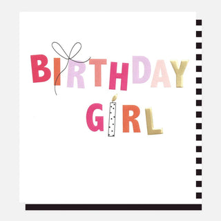 Bow & Candle Birthday Card
