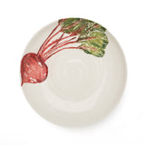 Shop the BlissHome Beetroot Supper Bowl, a handmade large serving dish with hand-applied beetroot artwork and beautiful textured detailing.