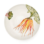 Shop the BlissHome Heritage Carrots Supper Bowl, a handmade large serving dish with hand-applied vegetable artwork and beautiful textured detailing.
