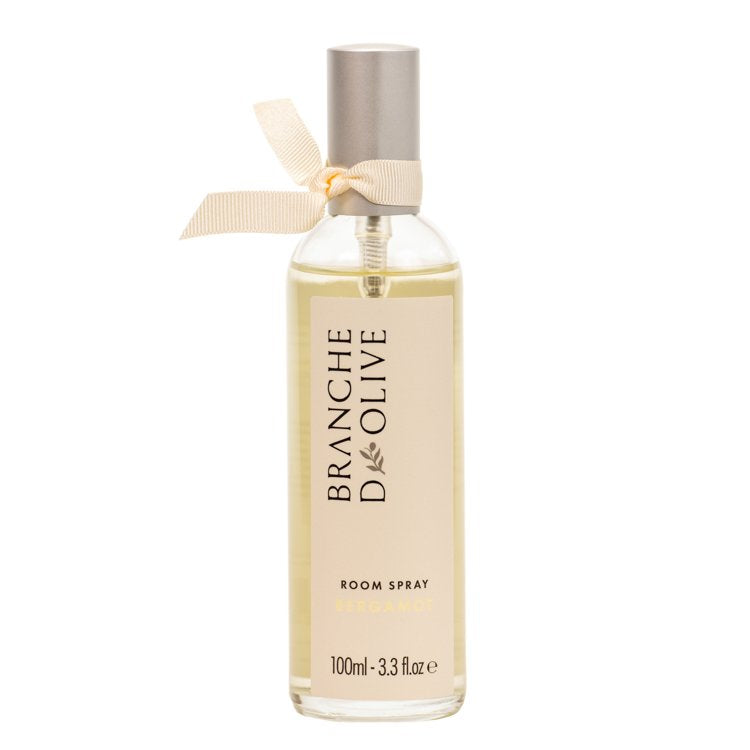 Branche d’Olive Bergamot Room Spray with bergamot lemon and basil fragrance