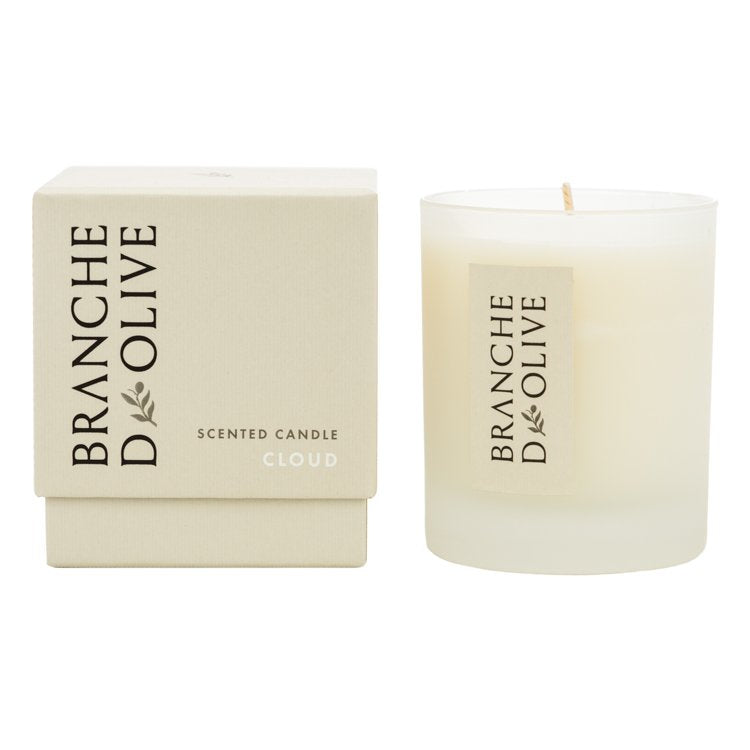 Branche d’Olive Cloud scented soya candle with gift box