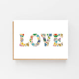 LOVE Romanian Pattern - White