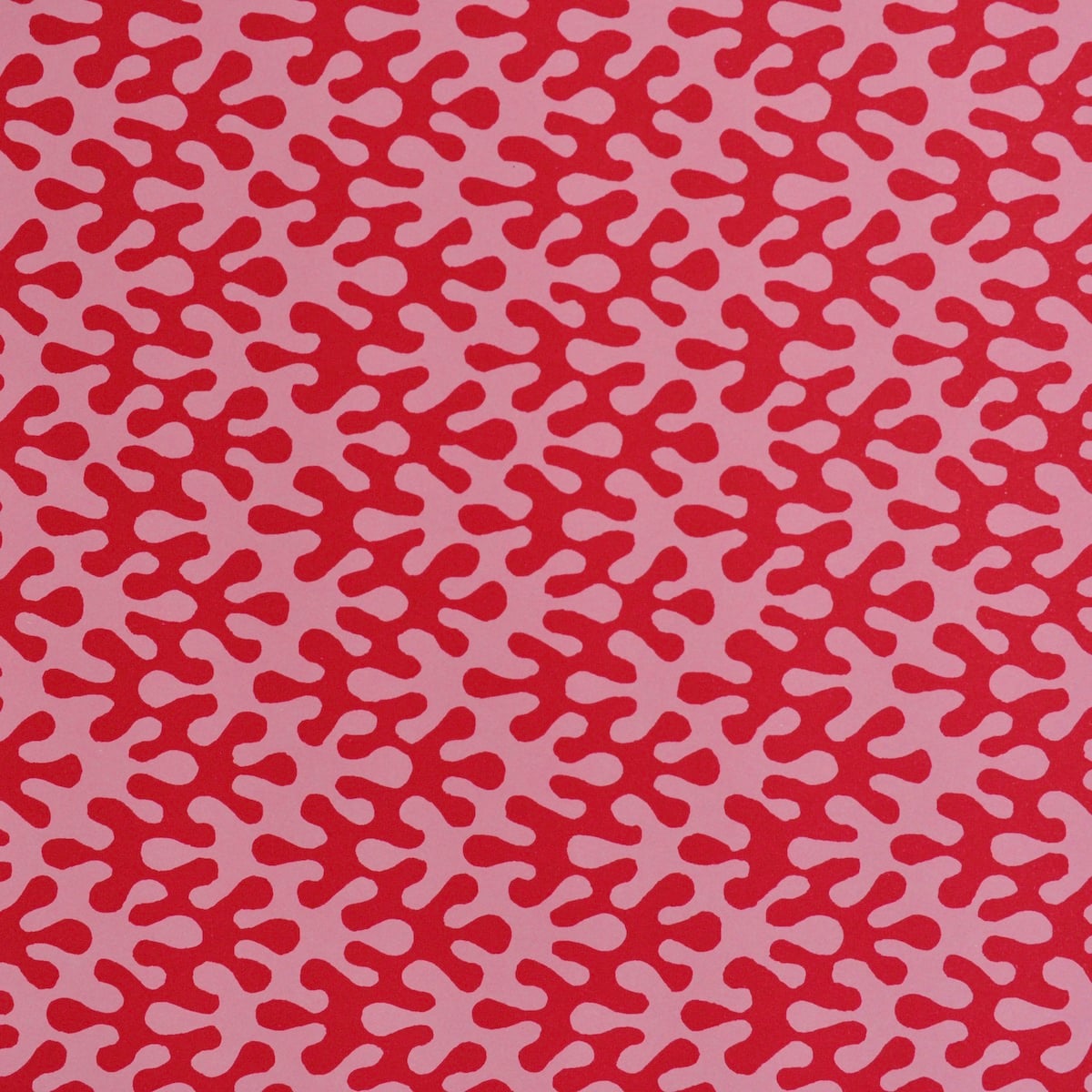 Shop Cambridge Imprint Kelp wrapping paper in Raspberry Ripple. Contemporary luxury gift wrap with an artistic optical stripe design, printed in England.