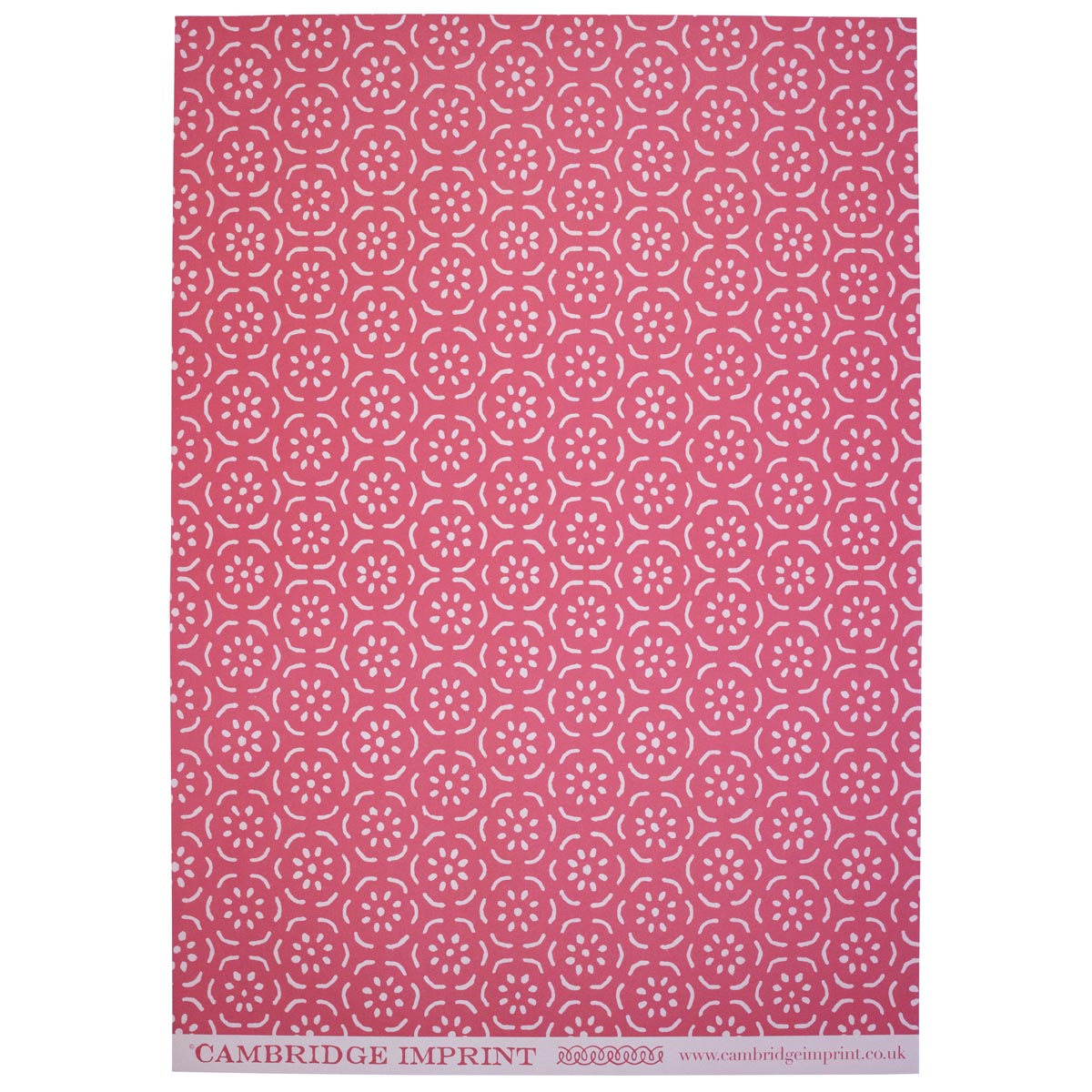 Shop Cambridge Imprint Pear Halves wrapping paper featuring a bold Japanese-inspired motif with expressive hand-drawn detail. Printed in England.