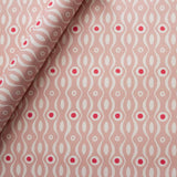 Shop Cambridge Imprint Persephone wrapping paper in Pink & Raspberry. A Bloomsbury-inspired luxury gift wrap printed in England on archival-quality paper.