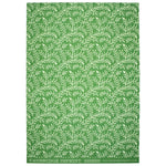 Cambridge Imprint Sprig wrapping paper in pea green, featuring a delicate botanical pattern of flowing stems and leaves on matte paper.