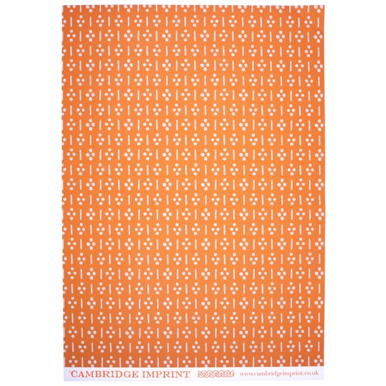 Shop Cambridge Imprint Ugizawa wrapping paper featuring a delicate Japanese-inspired motif. Luxury matte gift wrap printed in England.