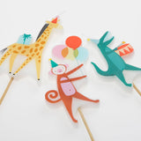 Meri Meri Animal Parade Birthday Candles | Cake Candles (Pack of 4)