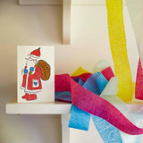 Scribble &amp; Daub Saint Nicolas Hand-Painted Christmas Card