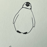 Hello Baby Penguin Card | New Baby Card