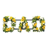 DAD funeral flower letter tribute handcrafted by Mad Lilies in Banstead, Surrey, featuring beautiful seasonal flowers arranged with care and sensitivity.