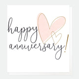 Happy Anniversary Hearts Card