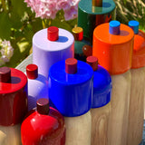 Pepper Grinder in Orange & Blue