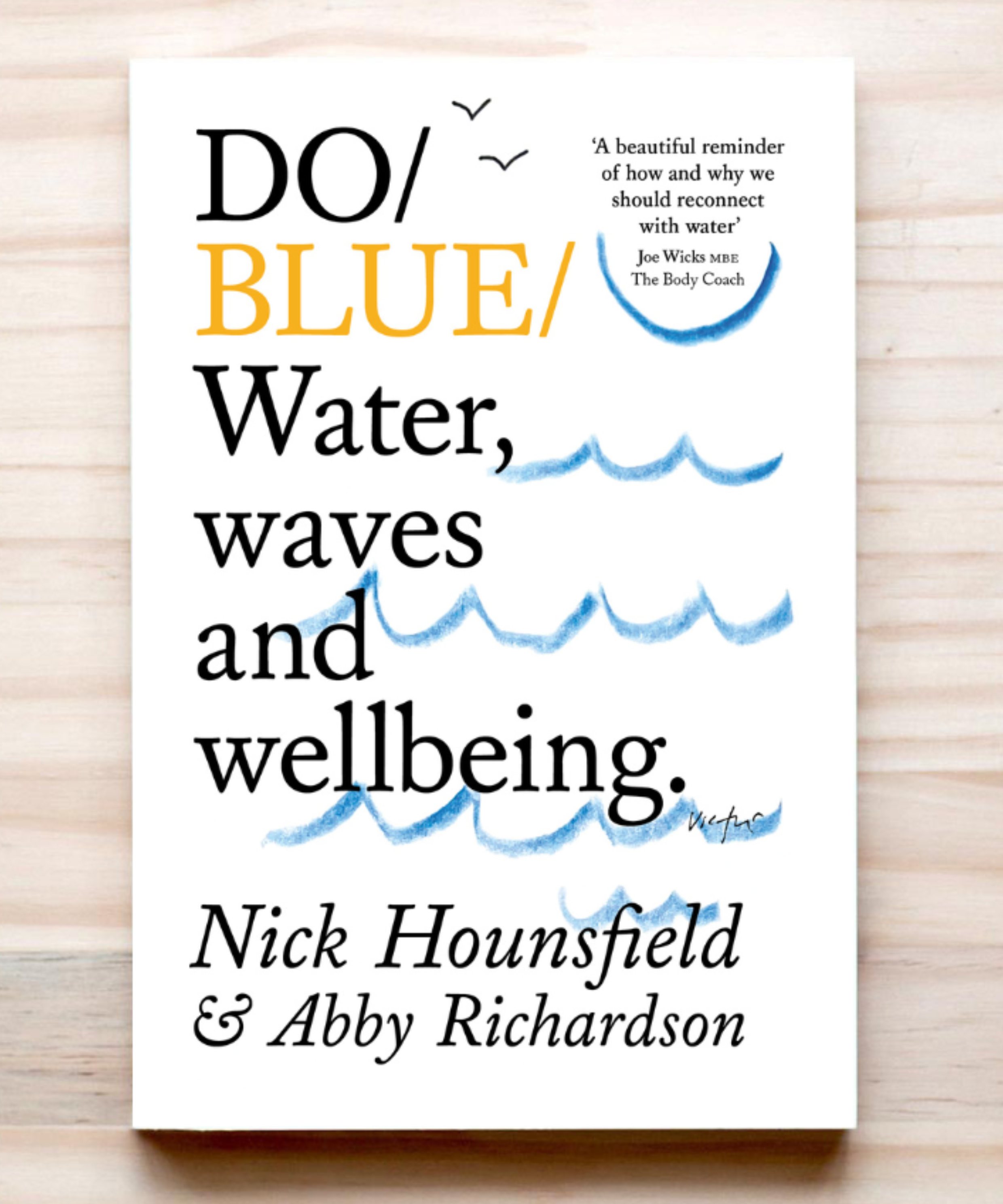 Do Blue Water Waves and Wellbeing book by Nick Hounsfield and Abby Richardson