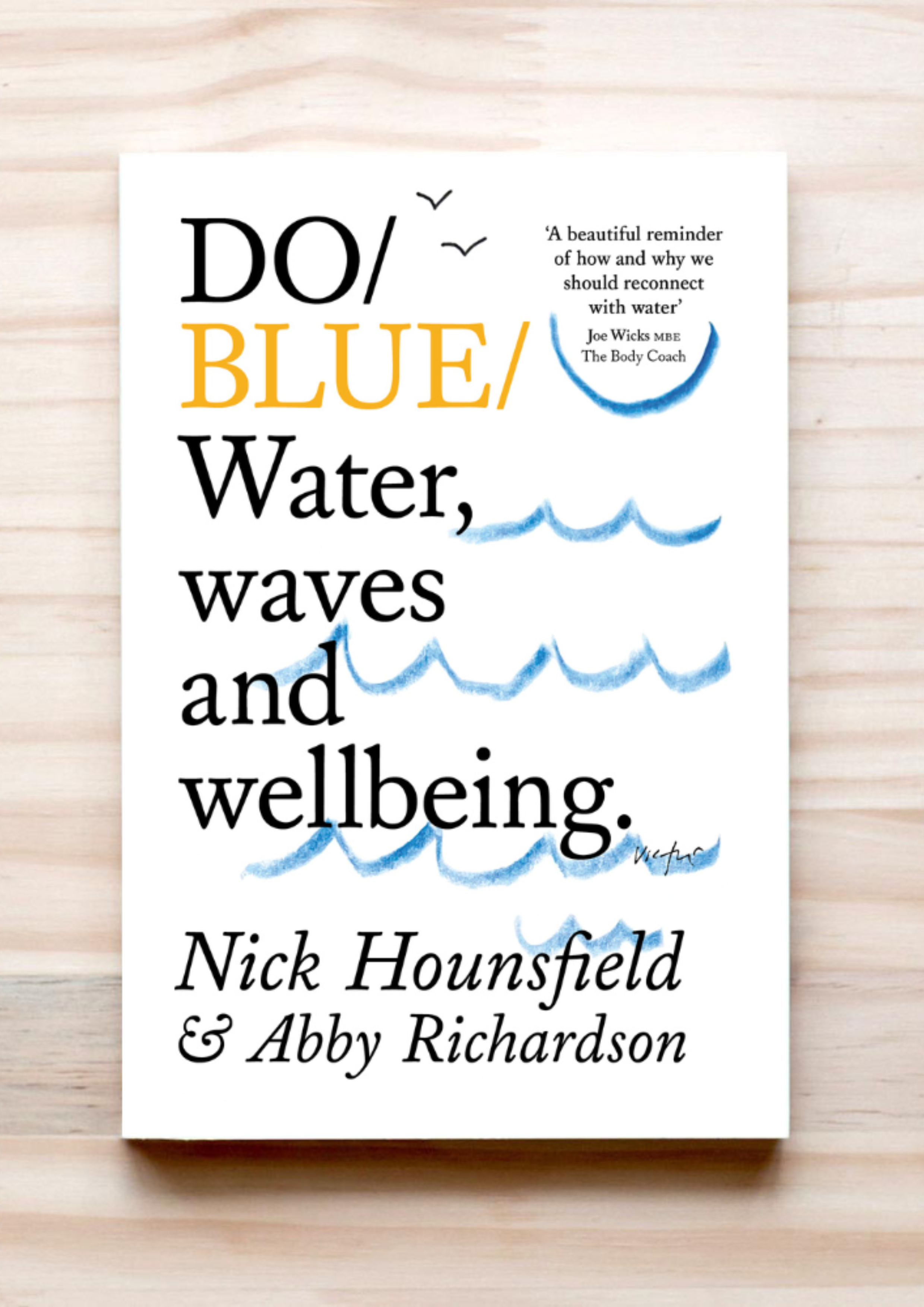 Do Blue Water Waves and Wellbeing book by Nick Hounsfield and Abby Richardson