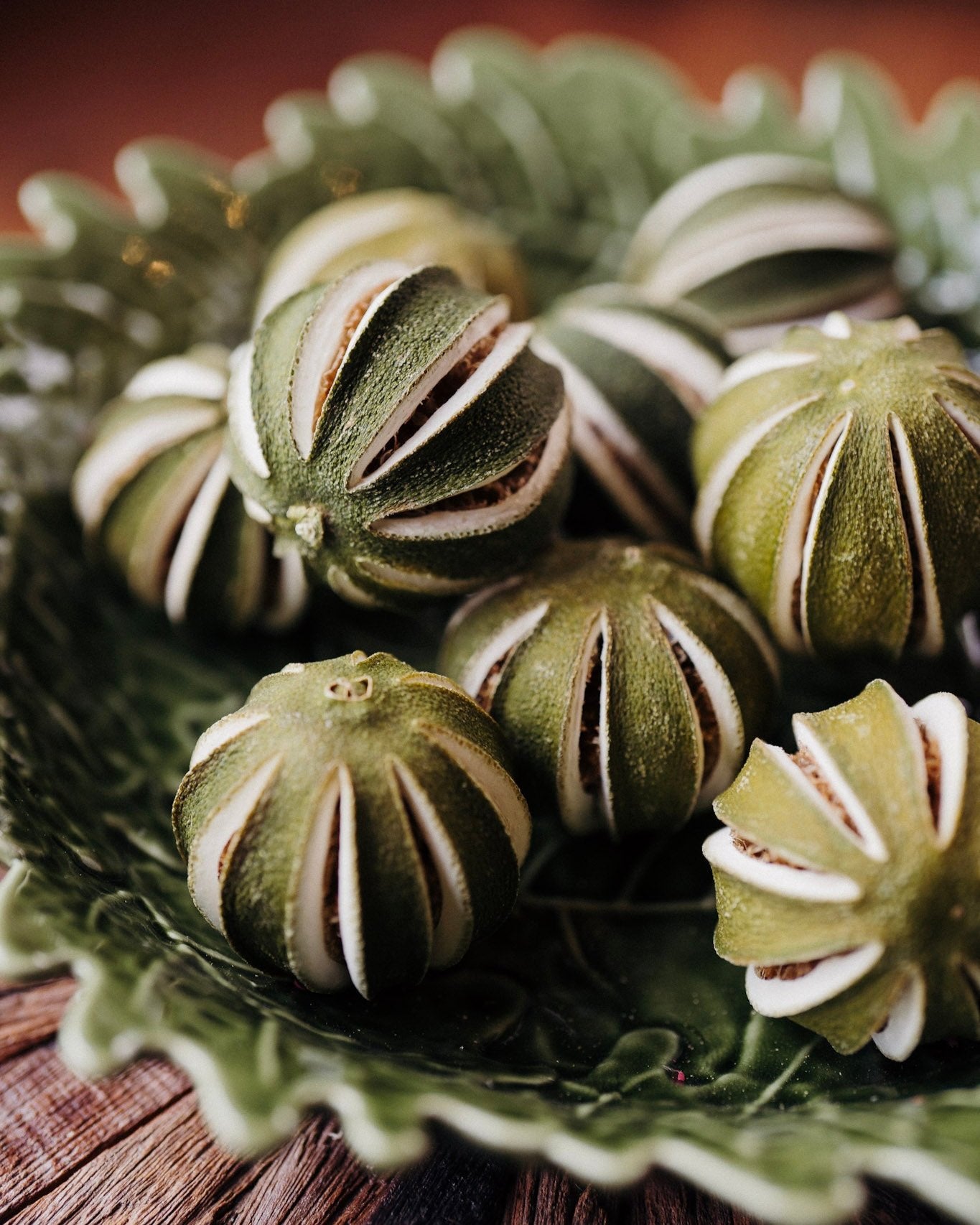 Natural dried limes for Christmas wreath making, festive garlands, table decorations and seasonal crafts.