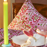Arana Floral Block Print Cushion