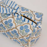 Paper Mirchi Small Organic Cotton Toiletry Bag
