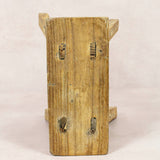 Vintage Reclaimed Elm Wood Stool -  The Olive