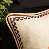 Yes Sir I Can Boogie Cotton Slub Cushion – Peach