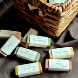 Early Morning 50g natural mini guest soap with peppermint rosemary and mint