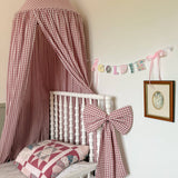 Oversized Christmas Bow – Winter Berry Gingham
