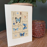 Elena Deshmukh Butterflies Collection handmade blank greeting card