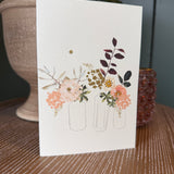 Elena Deshmukh Garden Souvenirs handmade blank greeting card
